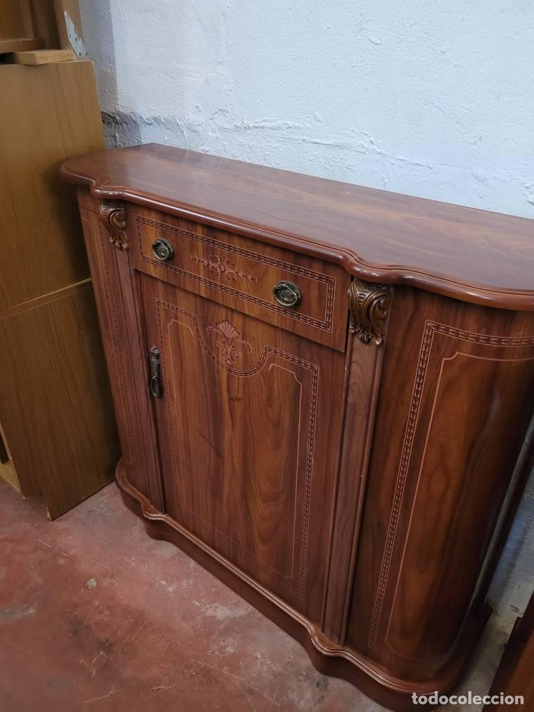 Vintage: TAQUILL&Oacute;N O RECIBIDOR DE MADERA - Foto 2