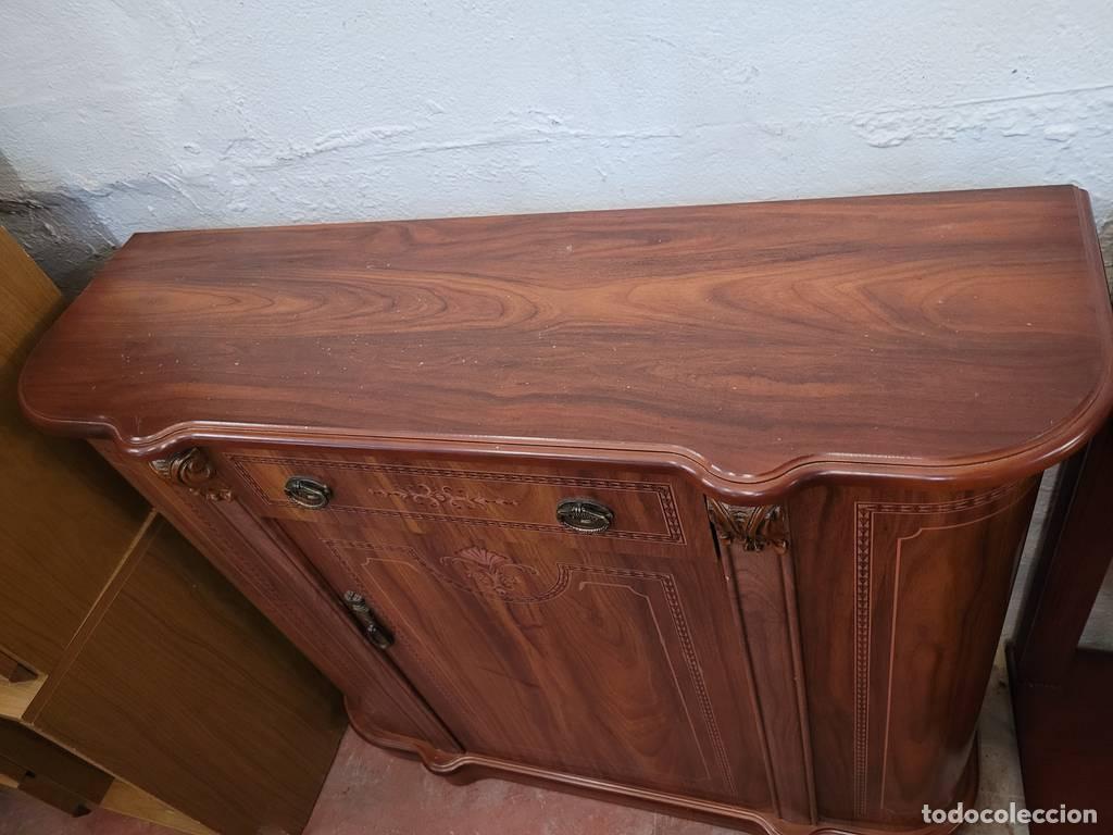 Vintage: TAQUILL&Oacute;N O RECIBIDOR DE MADERA - Foto 3
