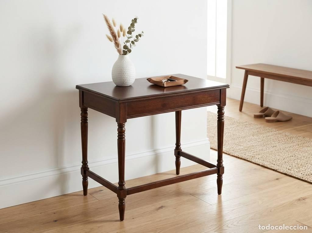 Vintage: MUEBLE AUXILIAR ESTILO INGL&Eacute;S