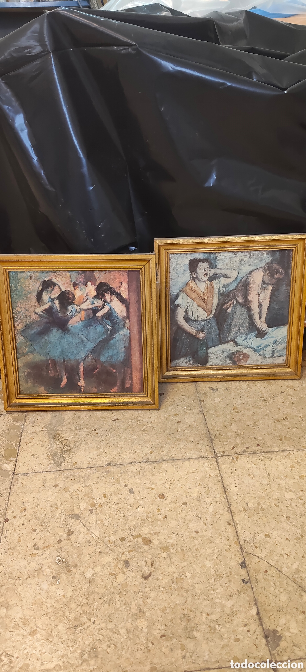 Vintage: 2 Cuadros vintage en madera