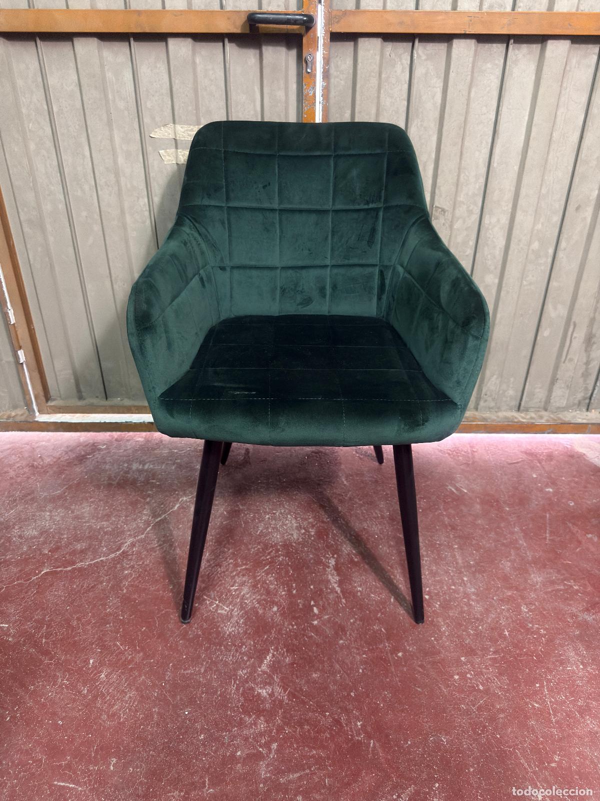 Vintage: Silla de comedor Verde -4 Uds disponibles - Foto 1