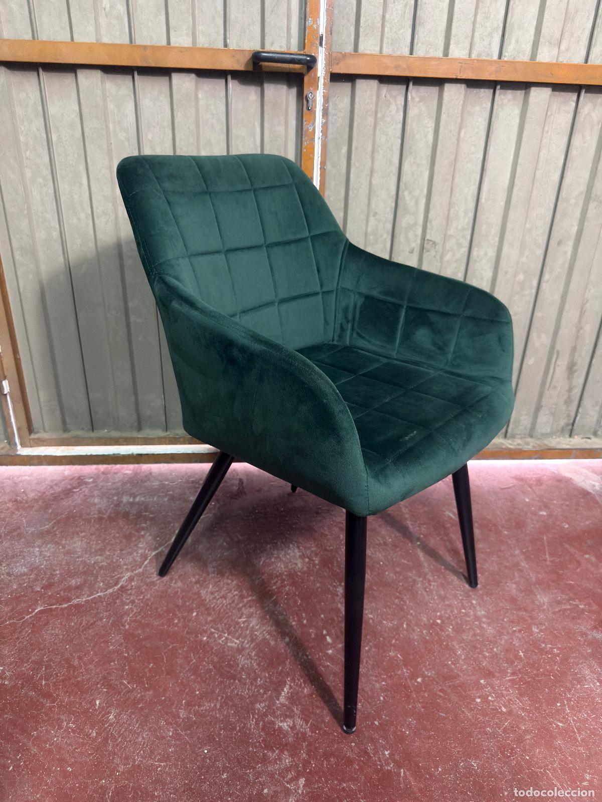 Vintage: Silla de comedor Verde -4 Uds disponibles - Foto 2