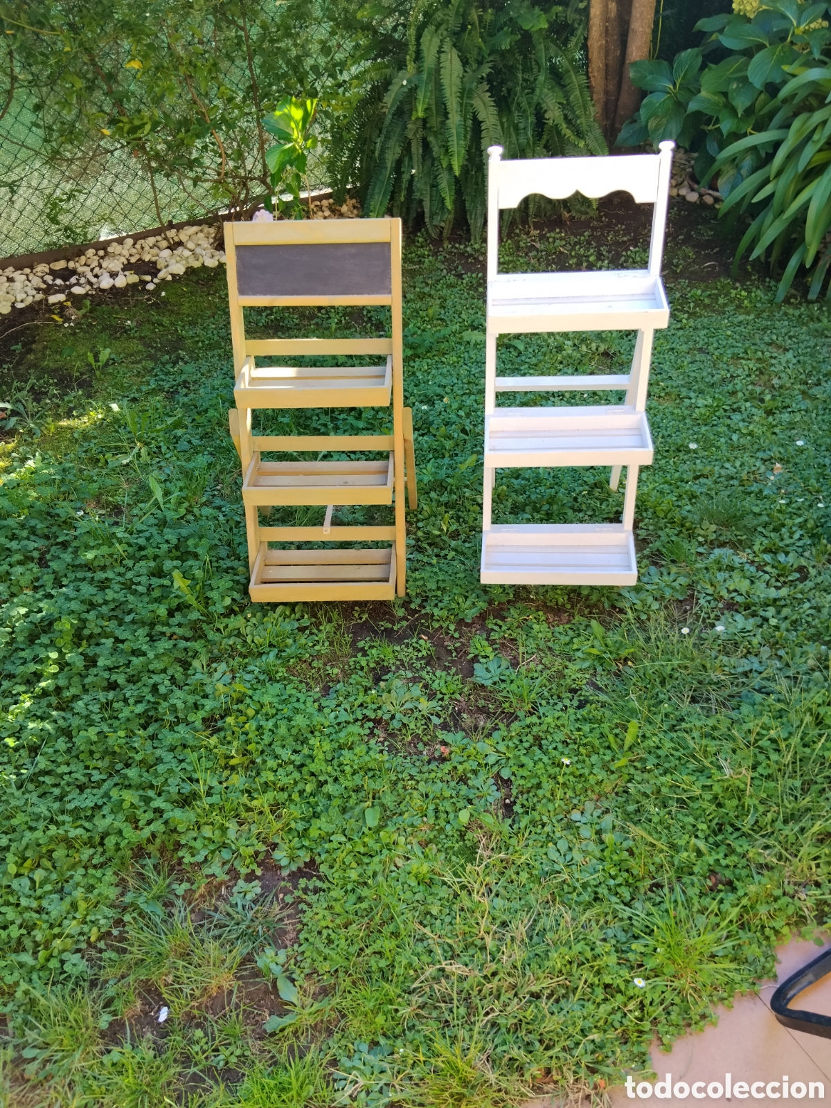 Vintage: MUEBLES ESCALERAS MACETERO DECORATIVAS DE MADERA &mdash; Estilo shabby chic