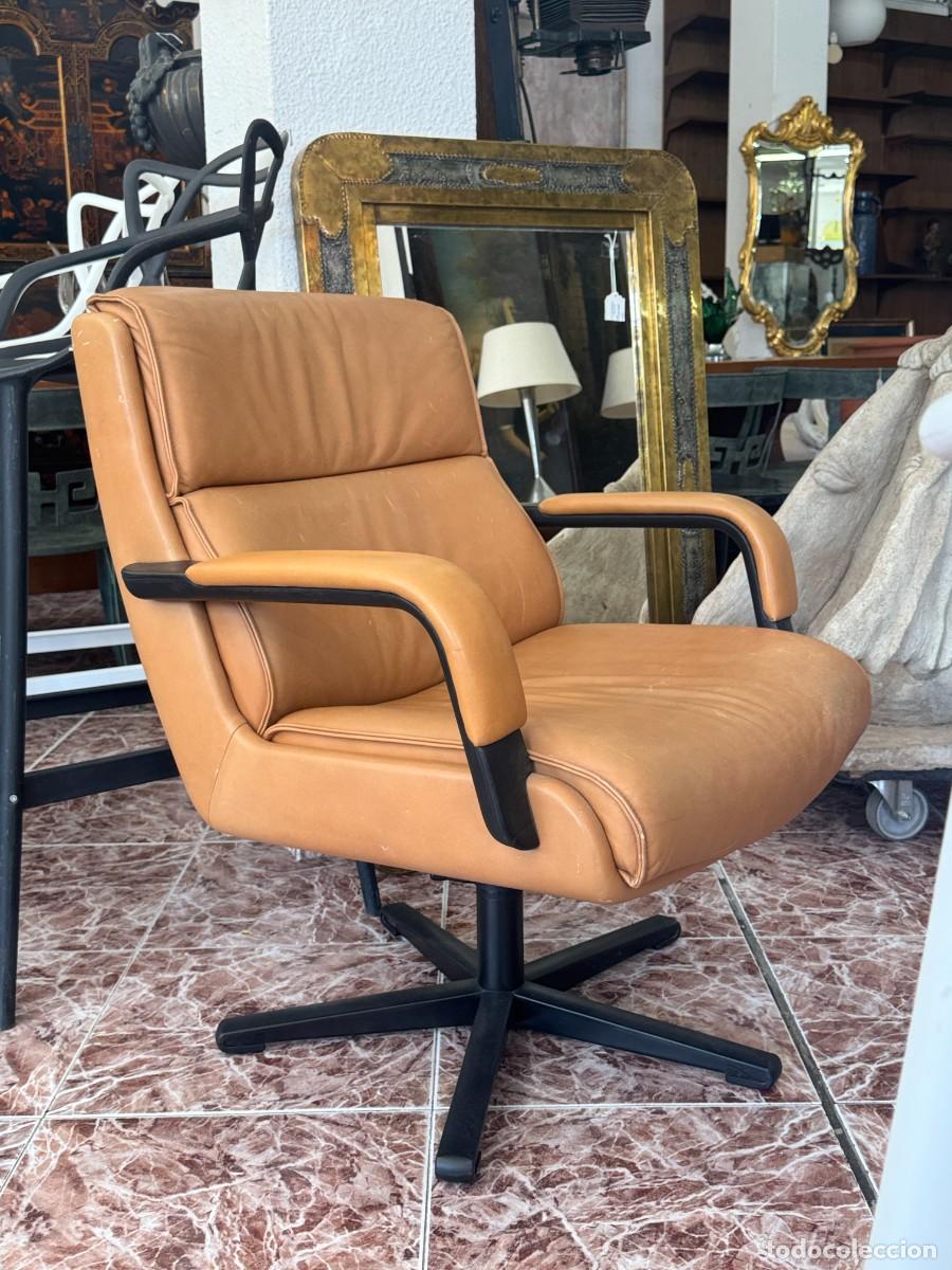 Vintage: Sill&oacute;n de piel vintage - Foto 2