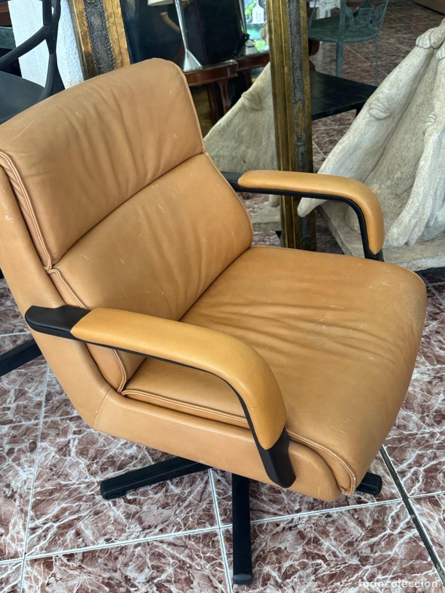 Vintage: Sill&oacute;n de piel vintage - Foto 3