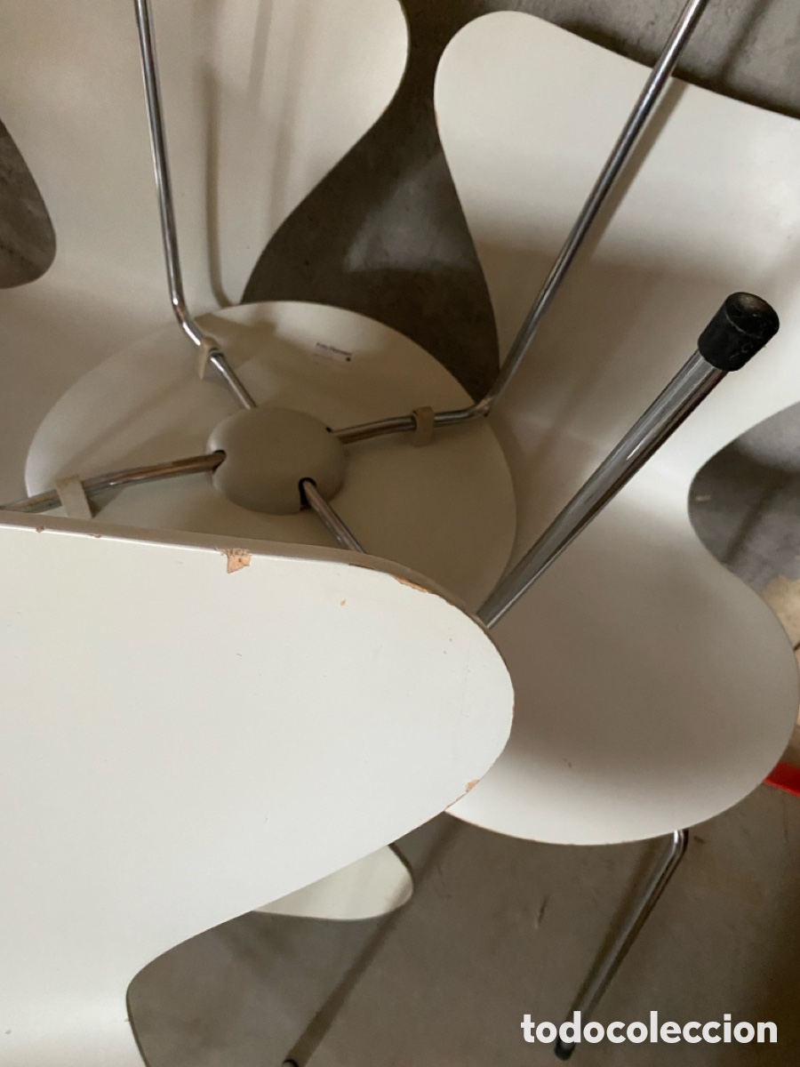 Vintage: 4 sillas danesas Arne Jacobsen - Foto 8