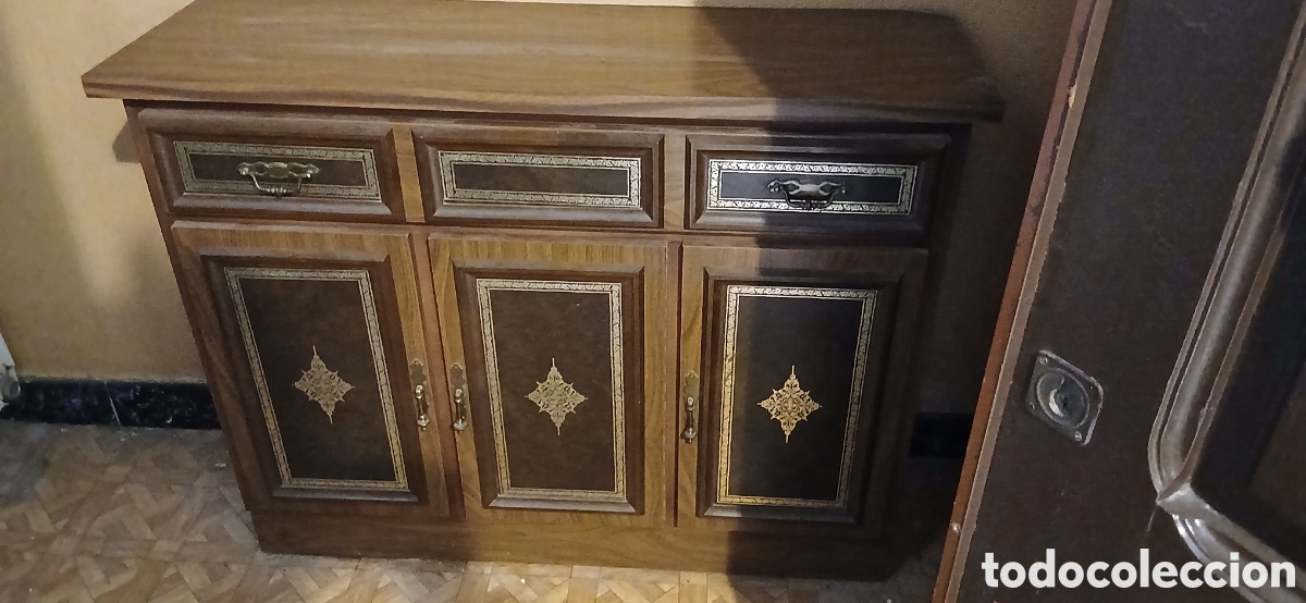 Vintage: Mueble hall vintage de madera
