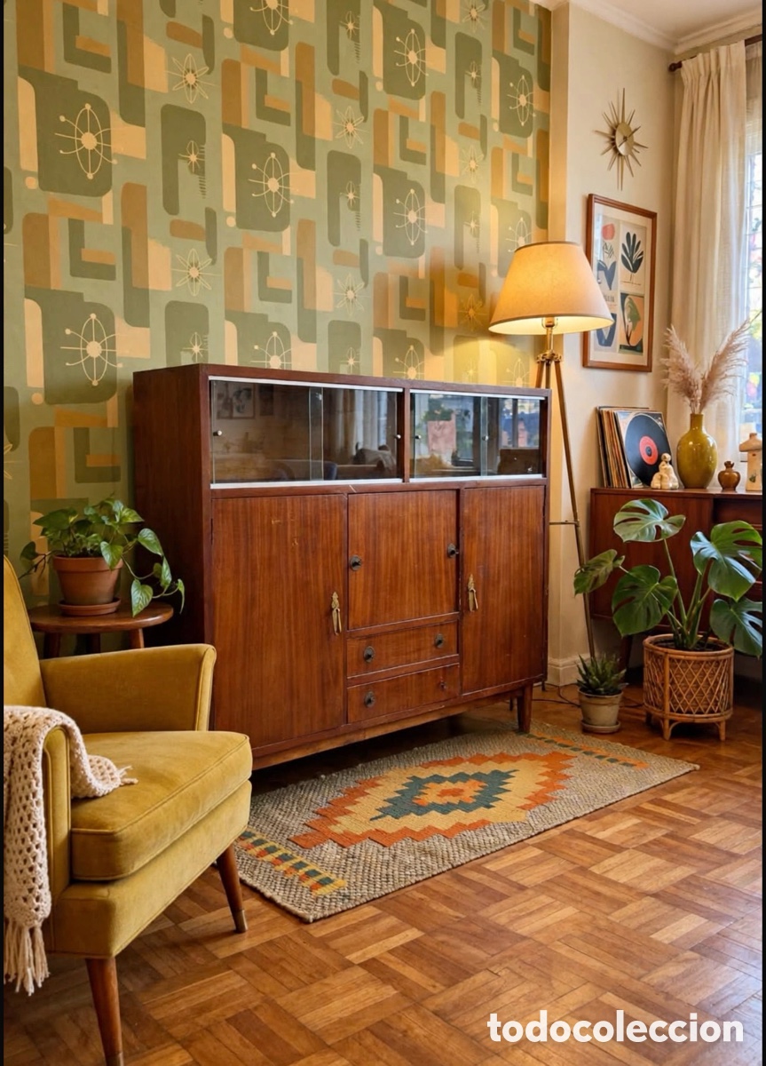 Vintage: Antiguo aparador -mueble bar - Vintage a&ntilde;os 50-60