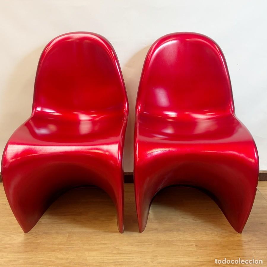 Vintage: Sillas Rojas Estilo Panton
