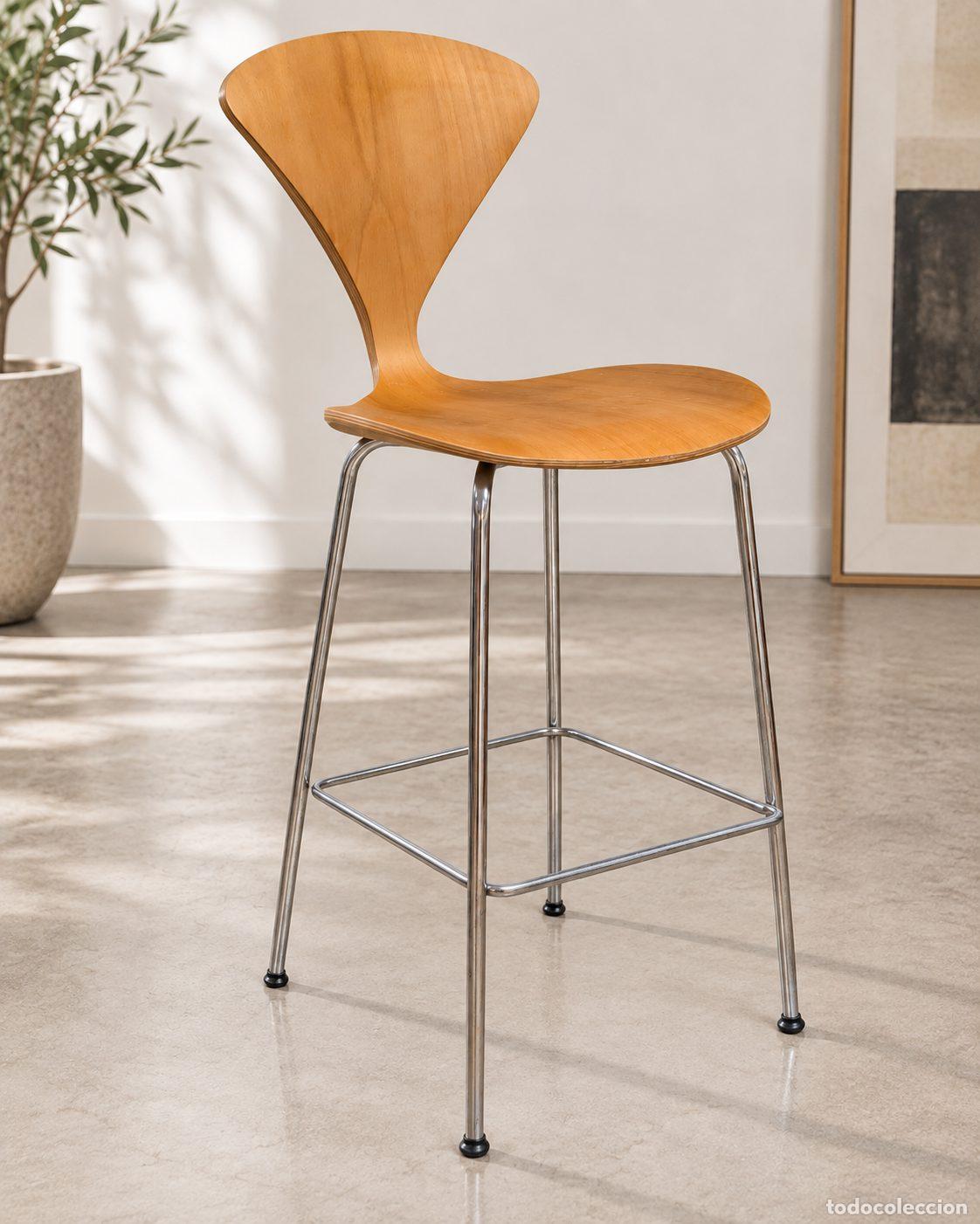 Vintage: Taburete Cherner Original Mid Century - Foto 2