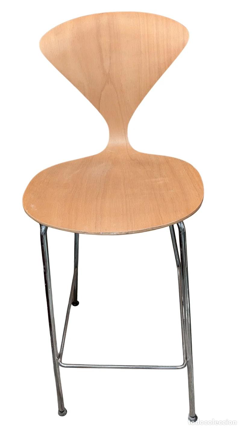 Vintage: Taburete Cherner Original Mid Century - Foto 5