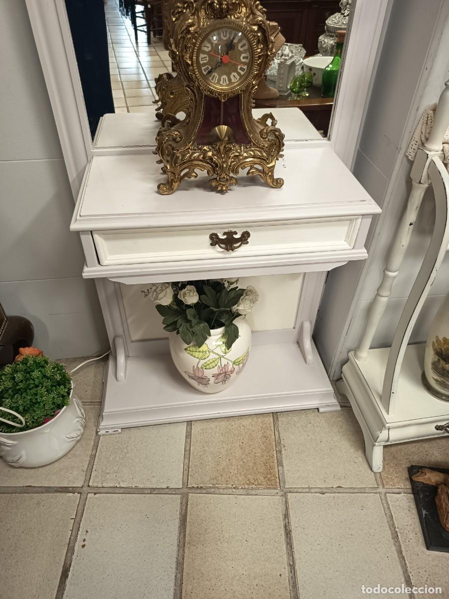 Vintage: Mueble recibidor con espejo - Foto 5