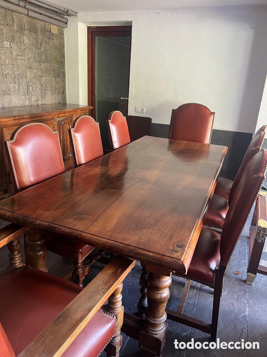 Vintage: Comedor Nogal Macizo - Foto 4