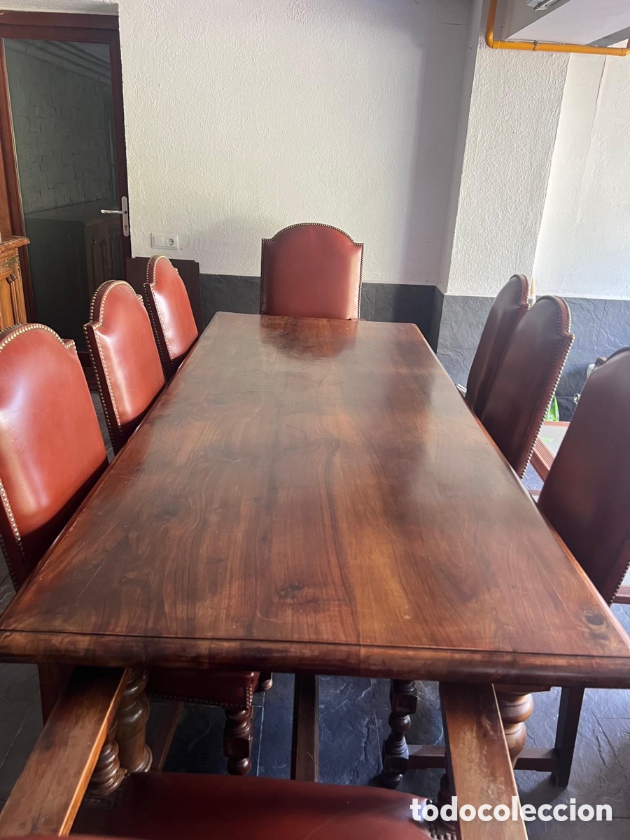 Vintage: Comedor Nogal Macizo - Foto 5