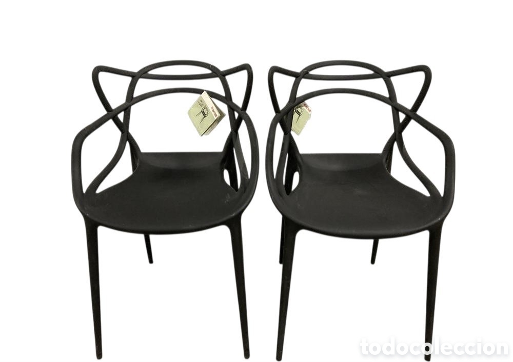 Vintage: Pareja de sillas Kartell Masters Philippe Starck con Eugeni Quitllet