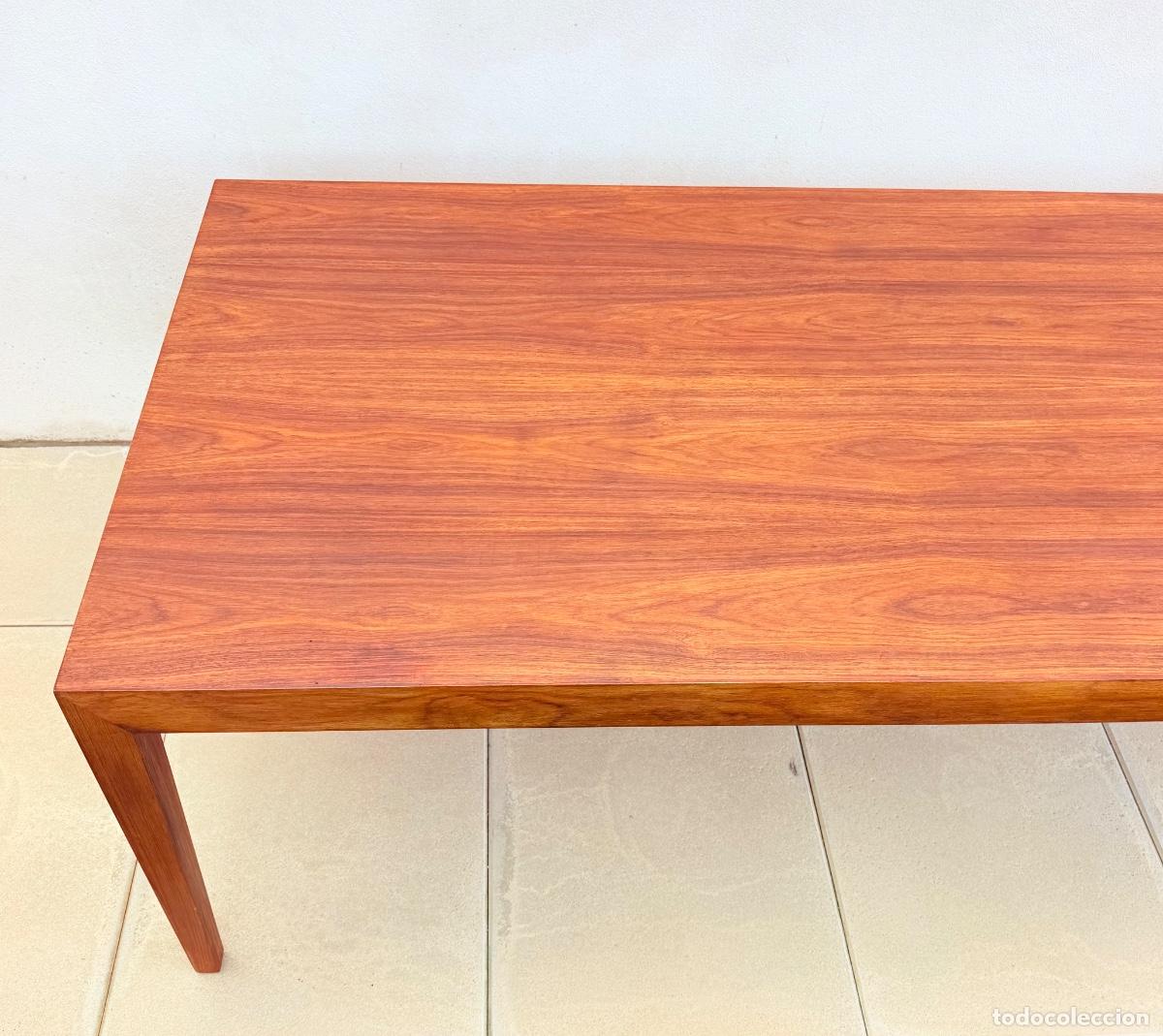 Vintage: Mesa auxiliar danesa en palisandro de Severin Hansen - Foto 6