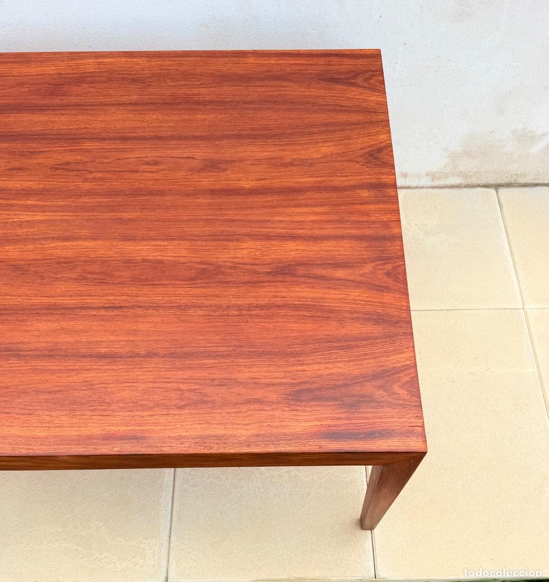 Vintage: Mesa auxiliar danesa en palisandro de Severin Hansen - Foto 12