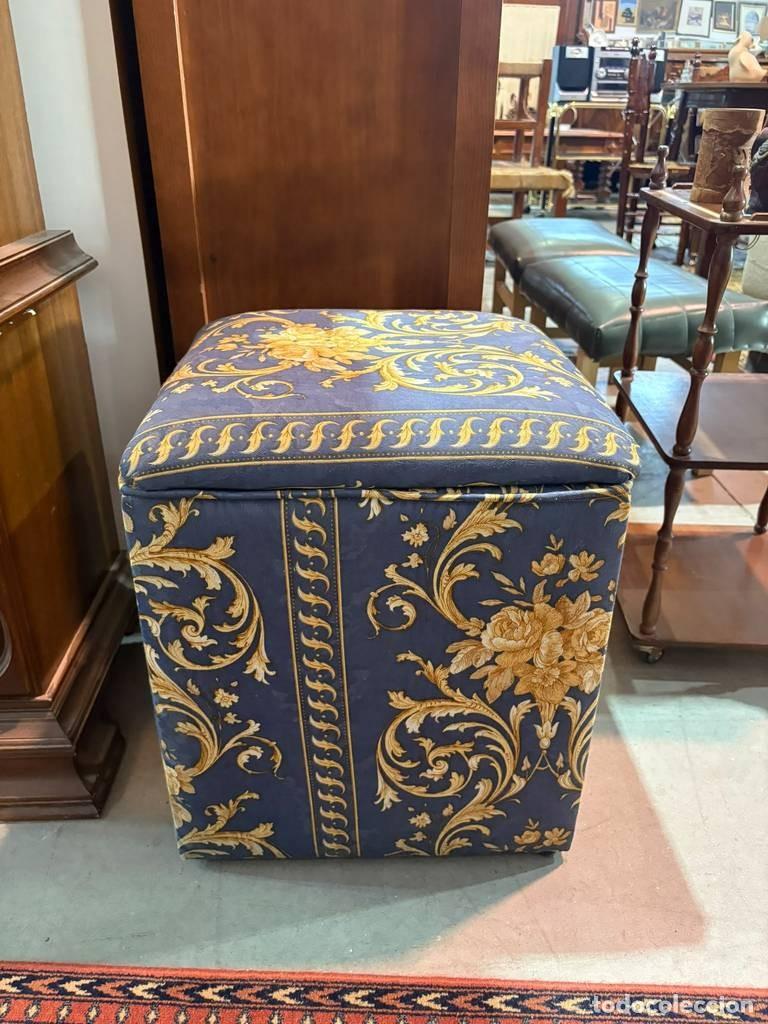 Vintage: PUFF VITAGE CON ALMACENAJE - Foto 8