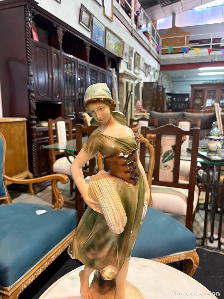 Vintage: FIGURA DE UNA CAMPESINA - Foto 4