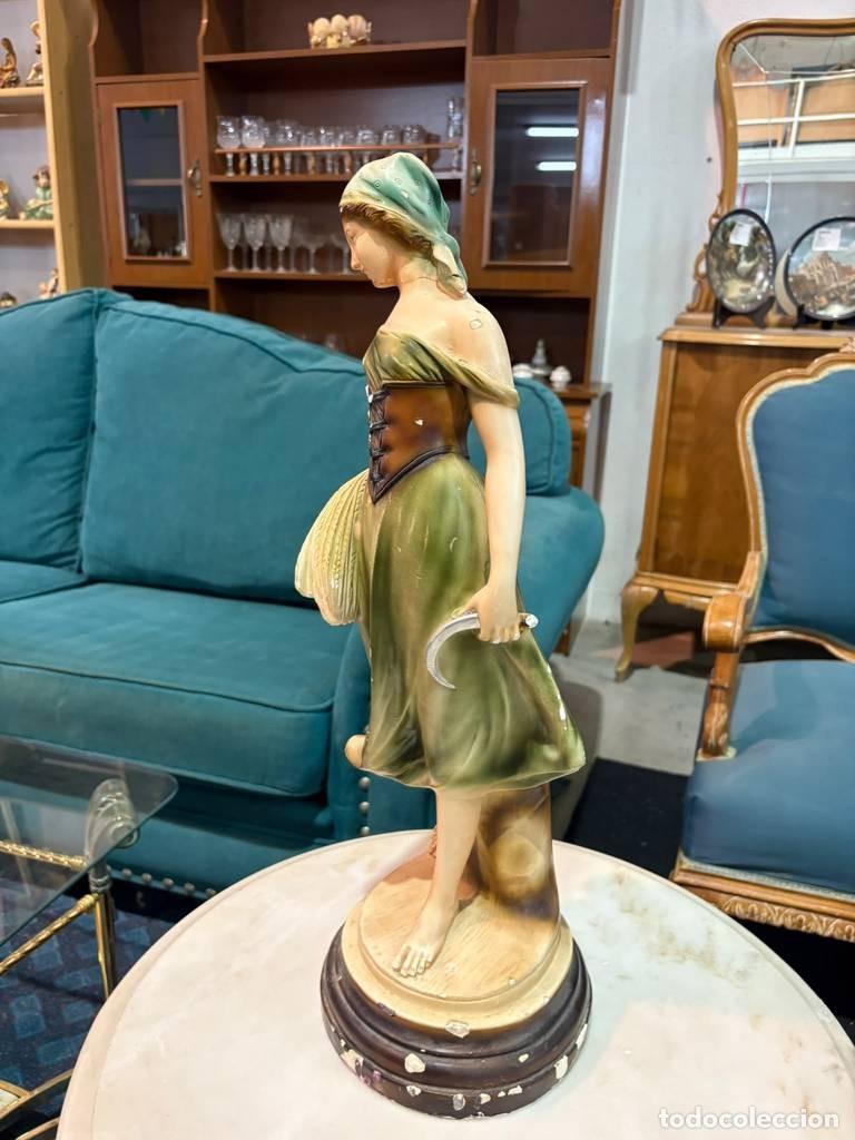 Vintage: FIGURA DE UNA CAMPESINA - Foto 6