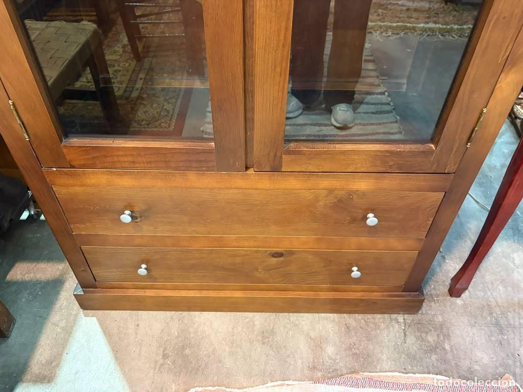 Vintage: VITRINA DE MADERA MACIZA - Foto 9
