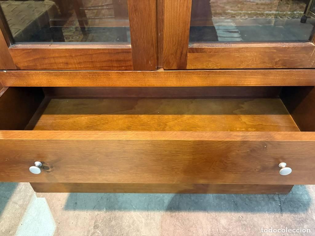 Vintage: VITRINA DE MADERA MACIZA - Foto 10