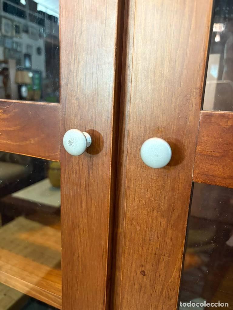 Vintage: VITRINA DE MADERA MACIZA - Foto 11
