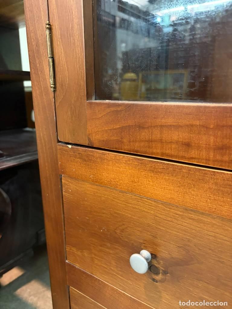 Vintage: VITRINA DE MADERA MACIZA - Foto 12