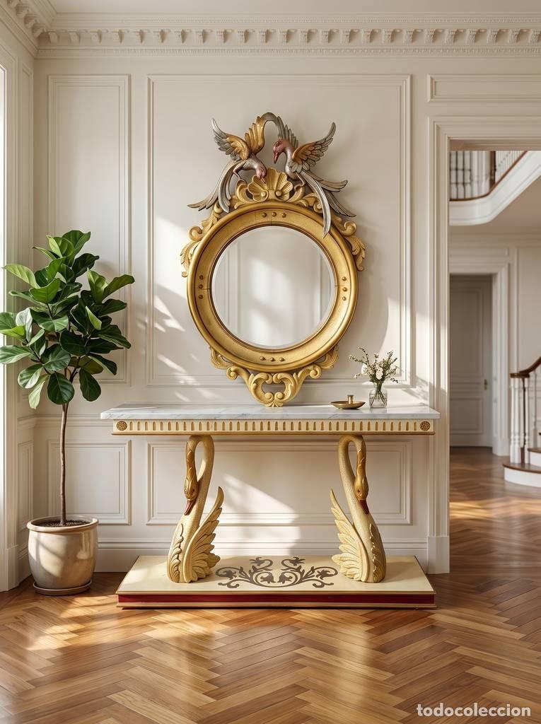 Vintage: MUEBLE RECIBIDOR ESTILO BARROCO
