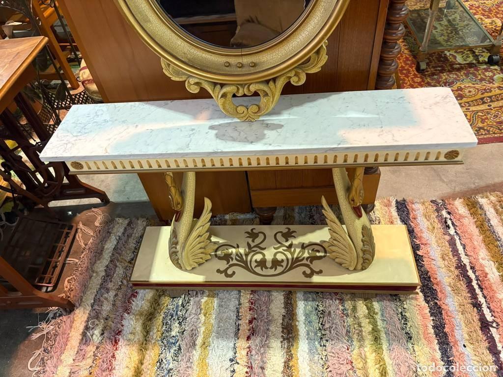 Vintage: MUEBLE RECIBIDOR ESTILO BARROCO - Foto 3