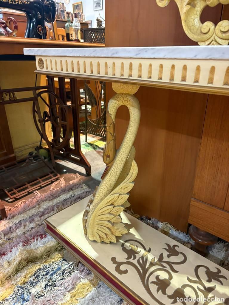 Vintage: MUEBLE RECIBIDOR ESTILO BARROCO - Foto 6