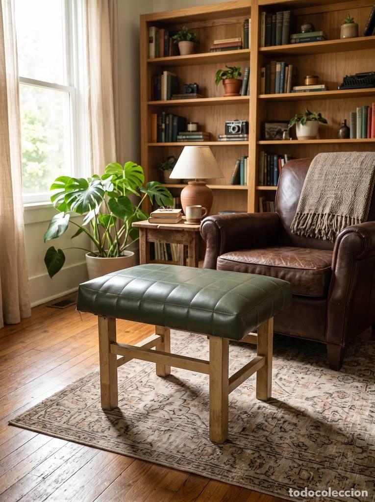 Vintage: TABURETE ESTILO BRUTALISTA
