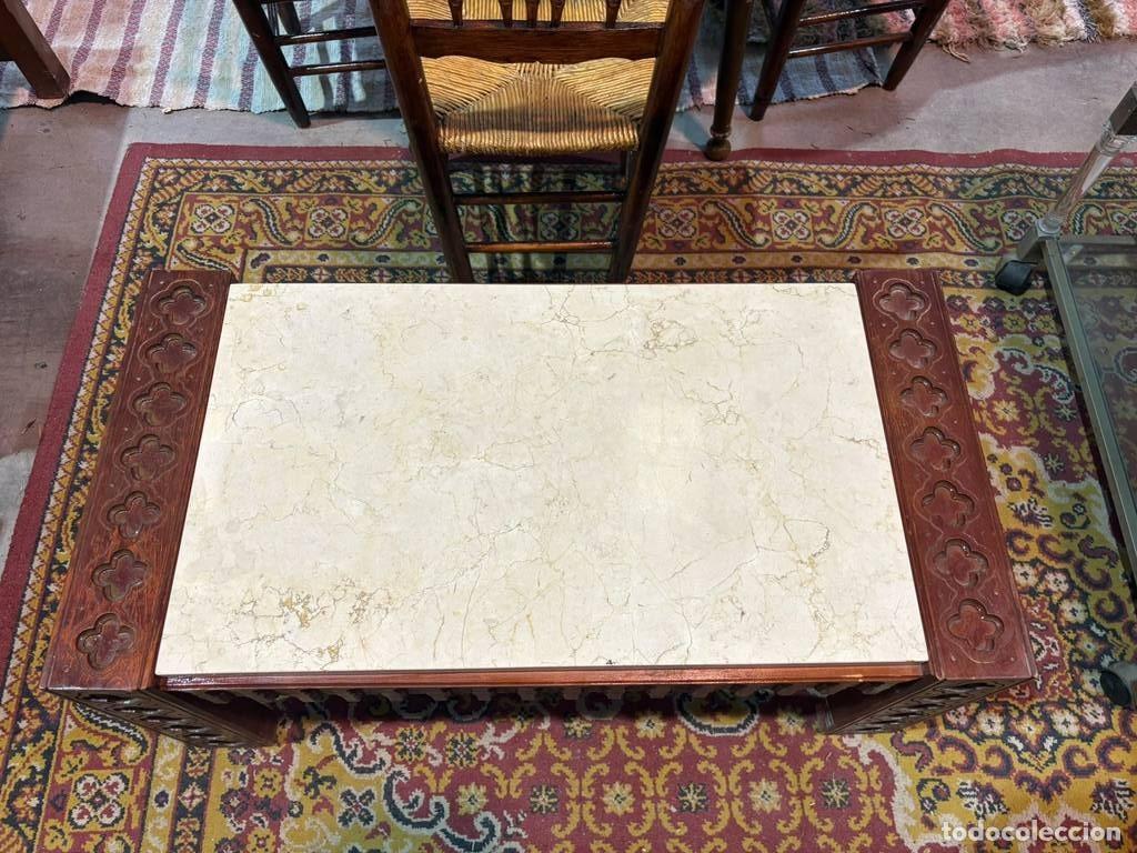 Vintage: MESA DE CENTRO DE M&Aacute;RMOL - Foto 6