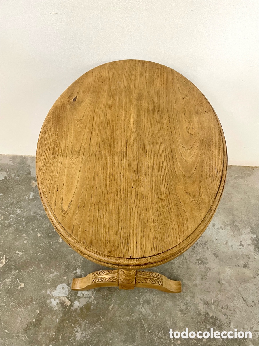 Vintage: Mesa auxiliar madera maciza de roble - Foto 8