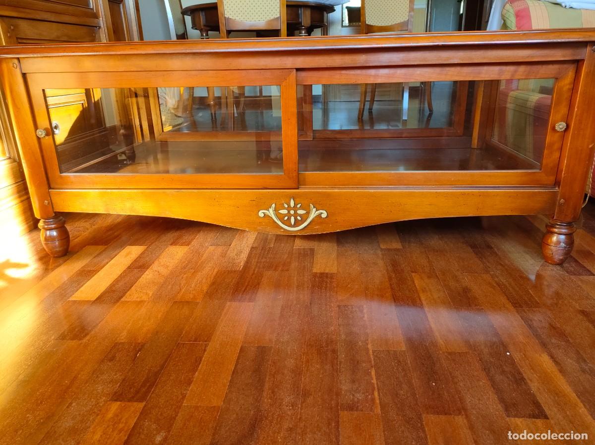 Vintage: Mesa auxiliar centro cerezo macizo &rdquo;La Grange&rdquo; - Foto 2