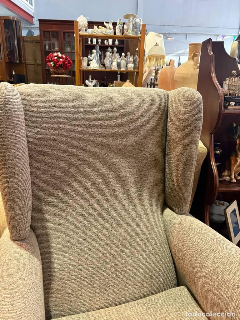 Vintage: SILL&Oacute;N OREJERO MODERNO COLOR GRIS - Foto 4