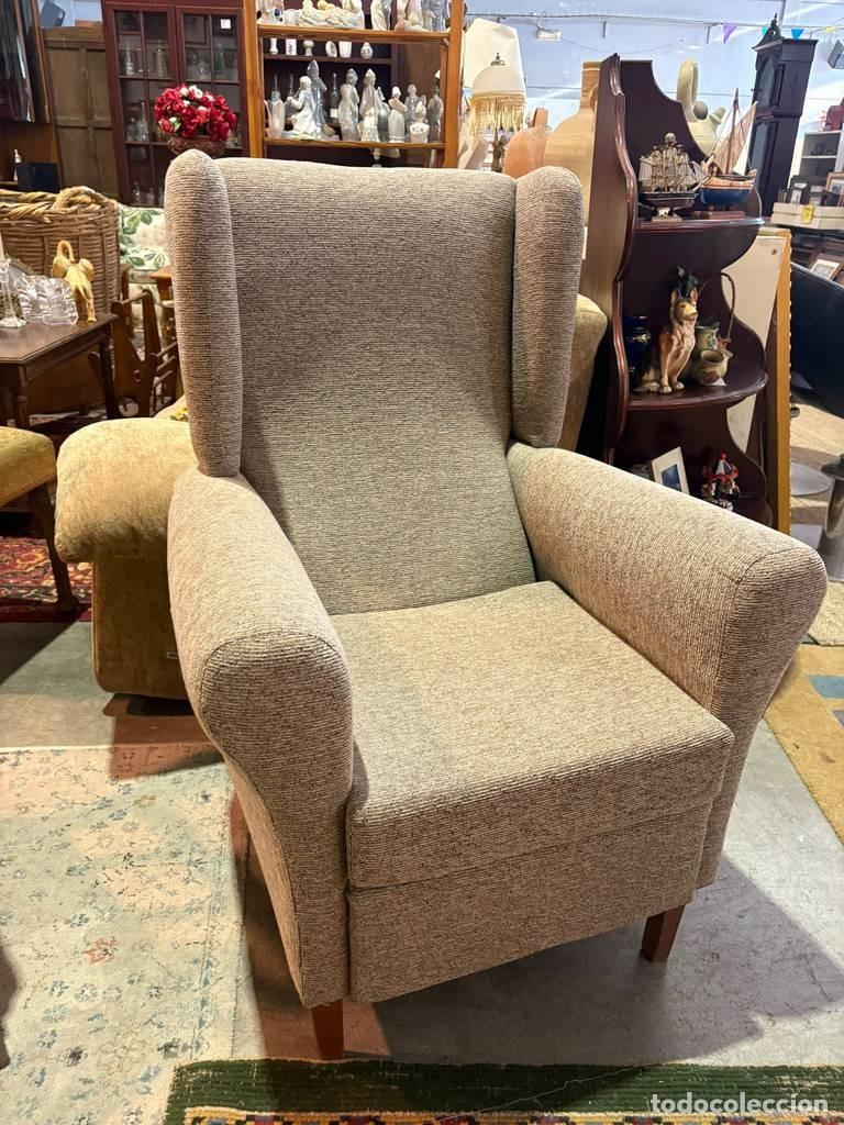 Vintage: SILL&Oacute;N OREJERO MODERNO COLOR GRIS - Foto 5