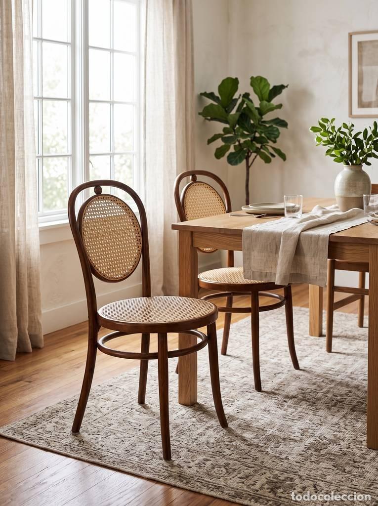 Vintage: PAREJA SILLAS ESTILO THONET
