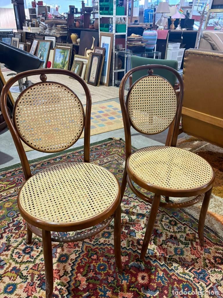 Vintage: PAREJA SILLAS ESTILO THONET - Foto 2