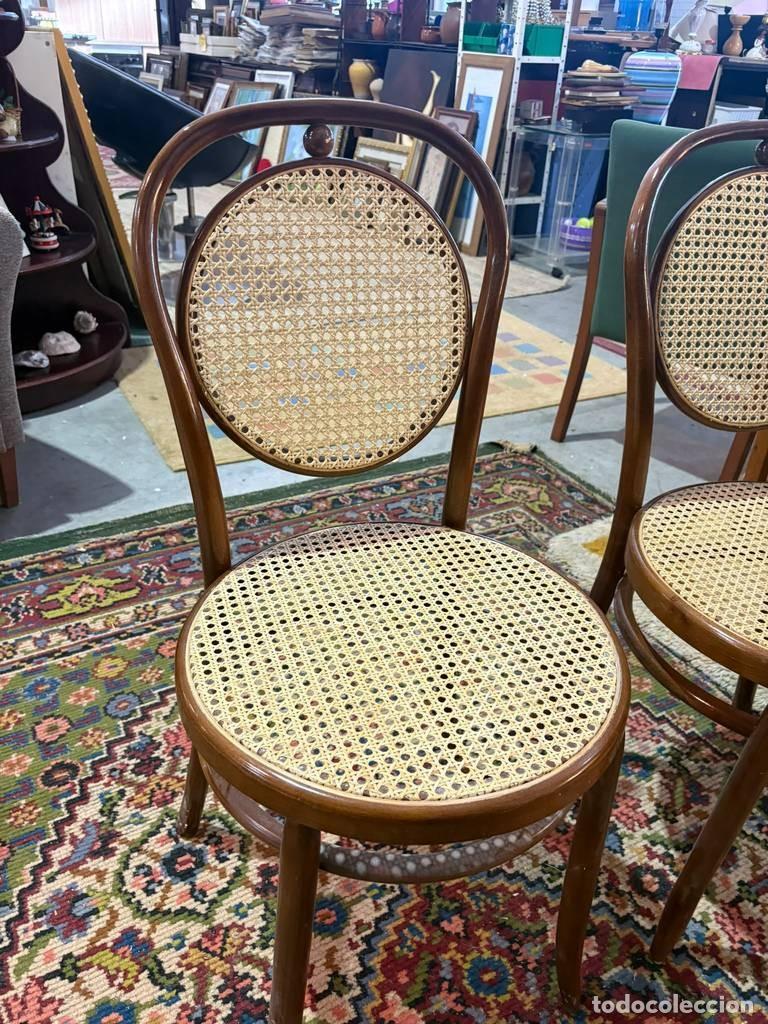 Vintage: PAREJA SILLAS ESTILO THONET - Foto 8