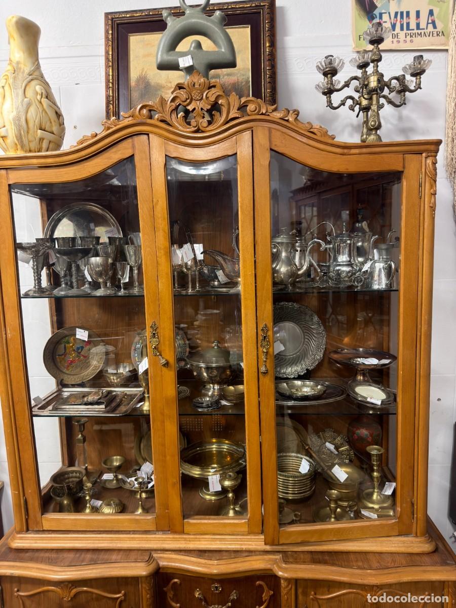 Vintage: Vitrina vintage de madera - Foto 3