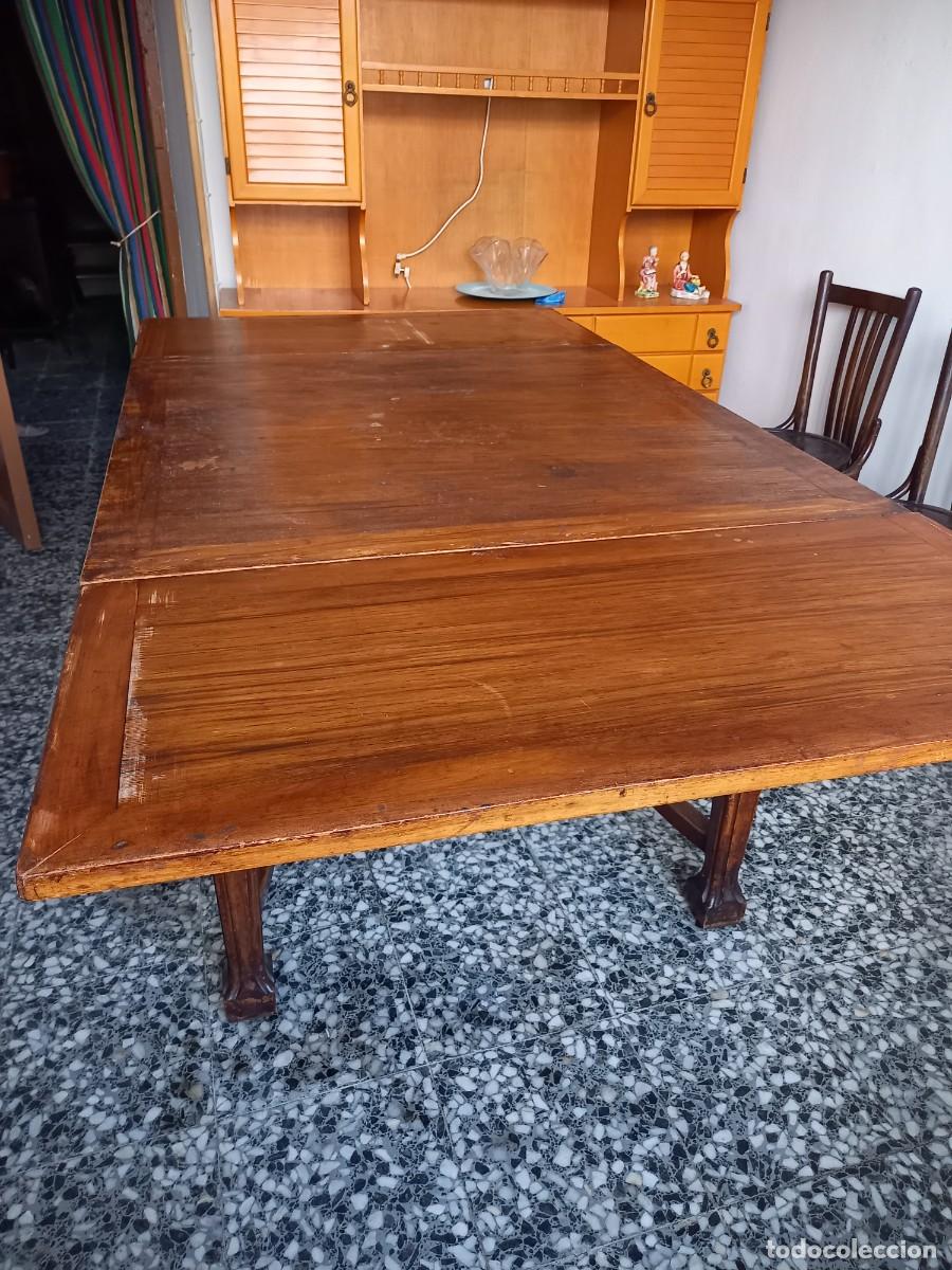 Vintage: Mesa extensible patas curvadas - Foto 3