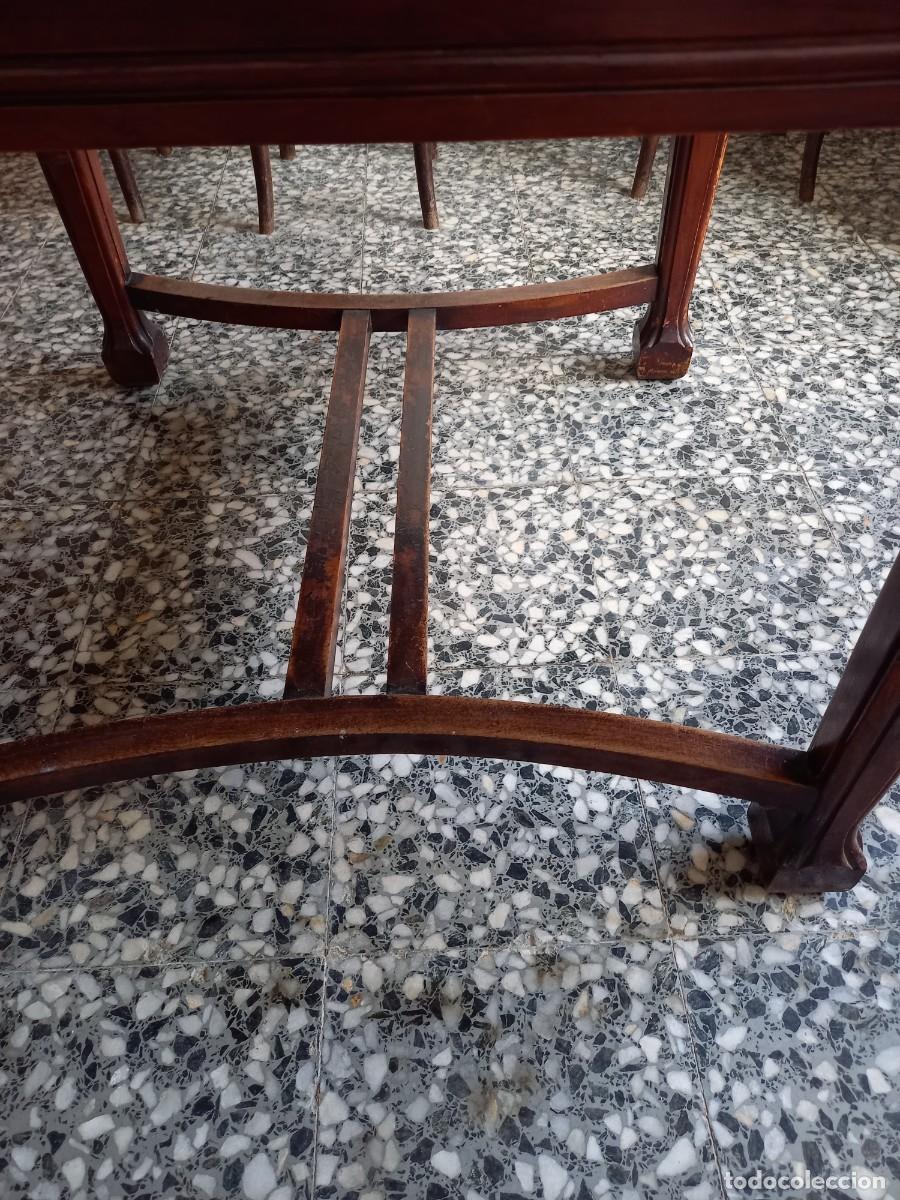 Vintage: Mesa extensible patas curvadas - Foto 5