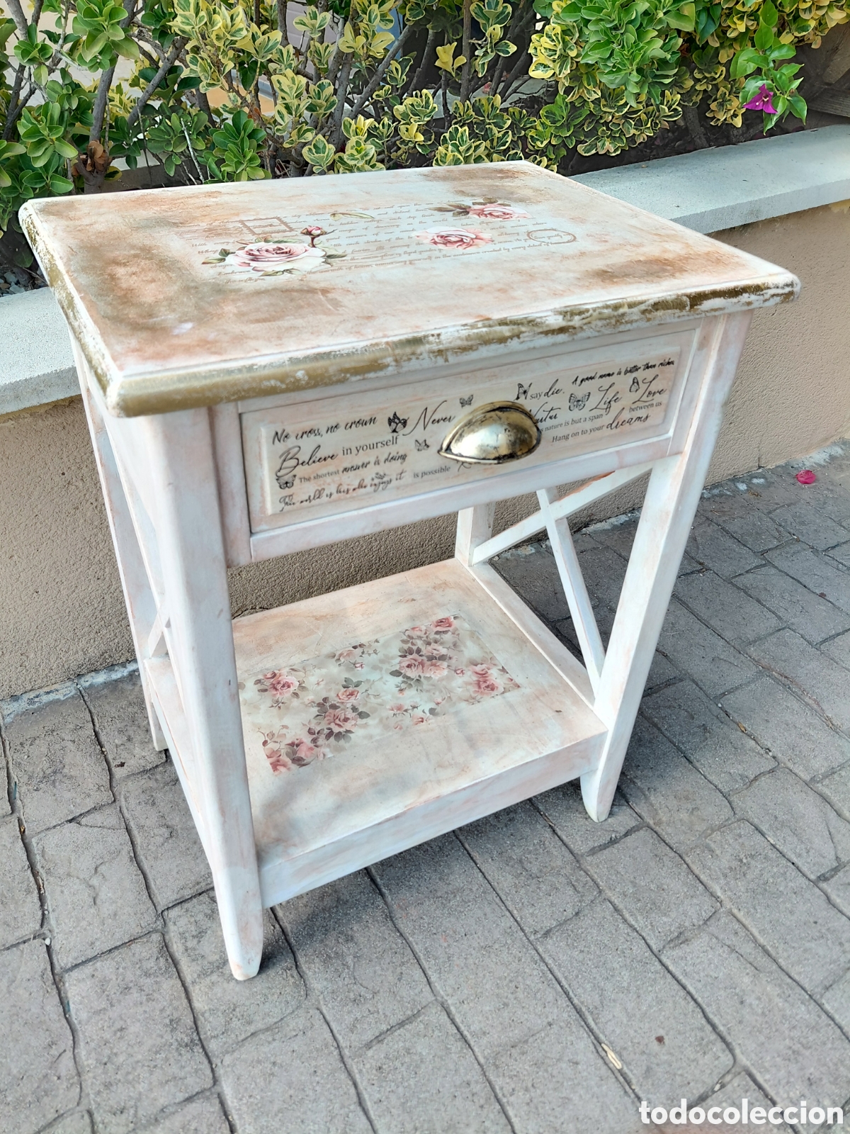 Vintage: Mueble auxiliar restaurado