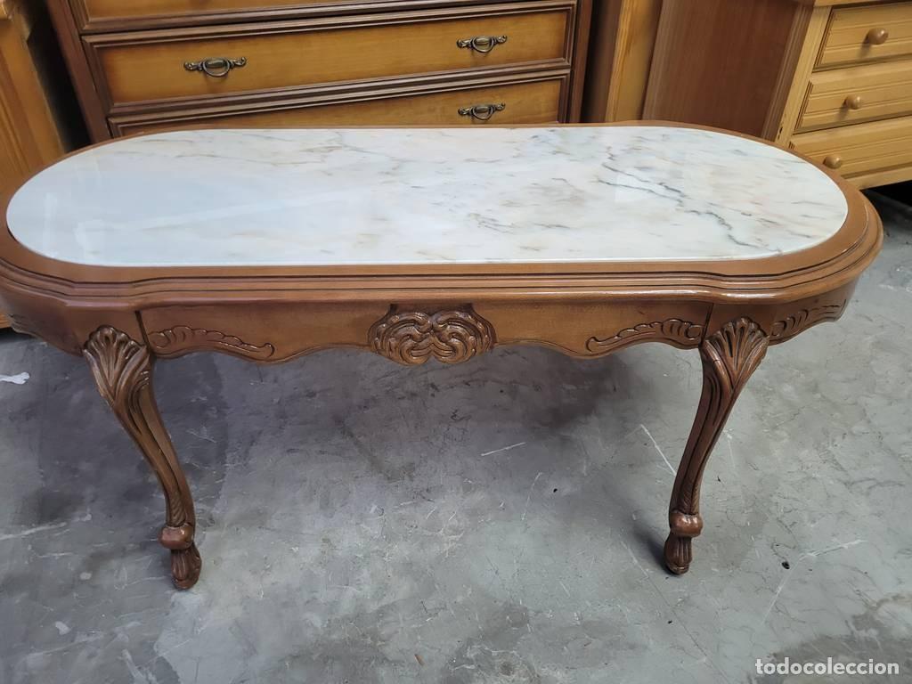 Vintage: MESA DE CENTRO LUIS XV - Foto 2
