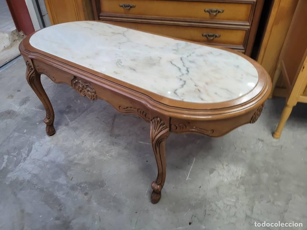 Vintage: MESA DE CENTRO LUIS XV - Foto 3