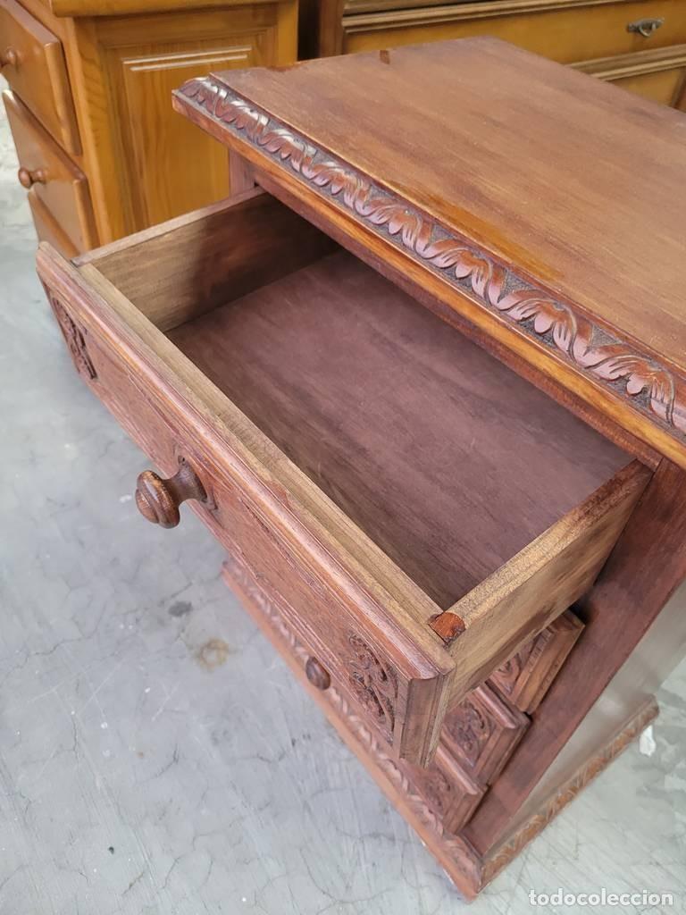 Vintage: MESITA DE NOCHE DE MADERA - Foto 4