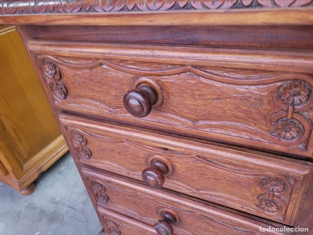 Vintage: MESITA DE NOCHE DE MADERA - Foto 6