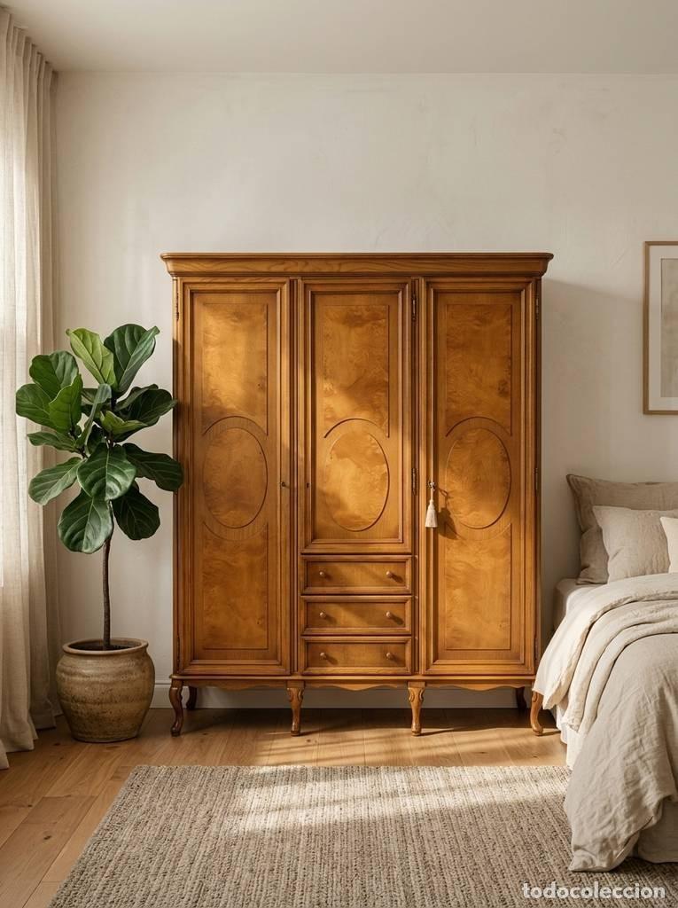 Vintage: ARMARIO CL&Aacute;SICO 3 PUERTAS DE MADERA