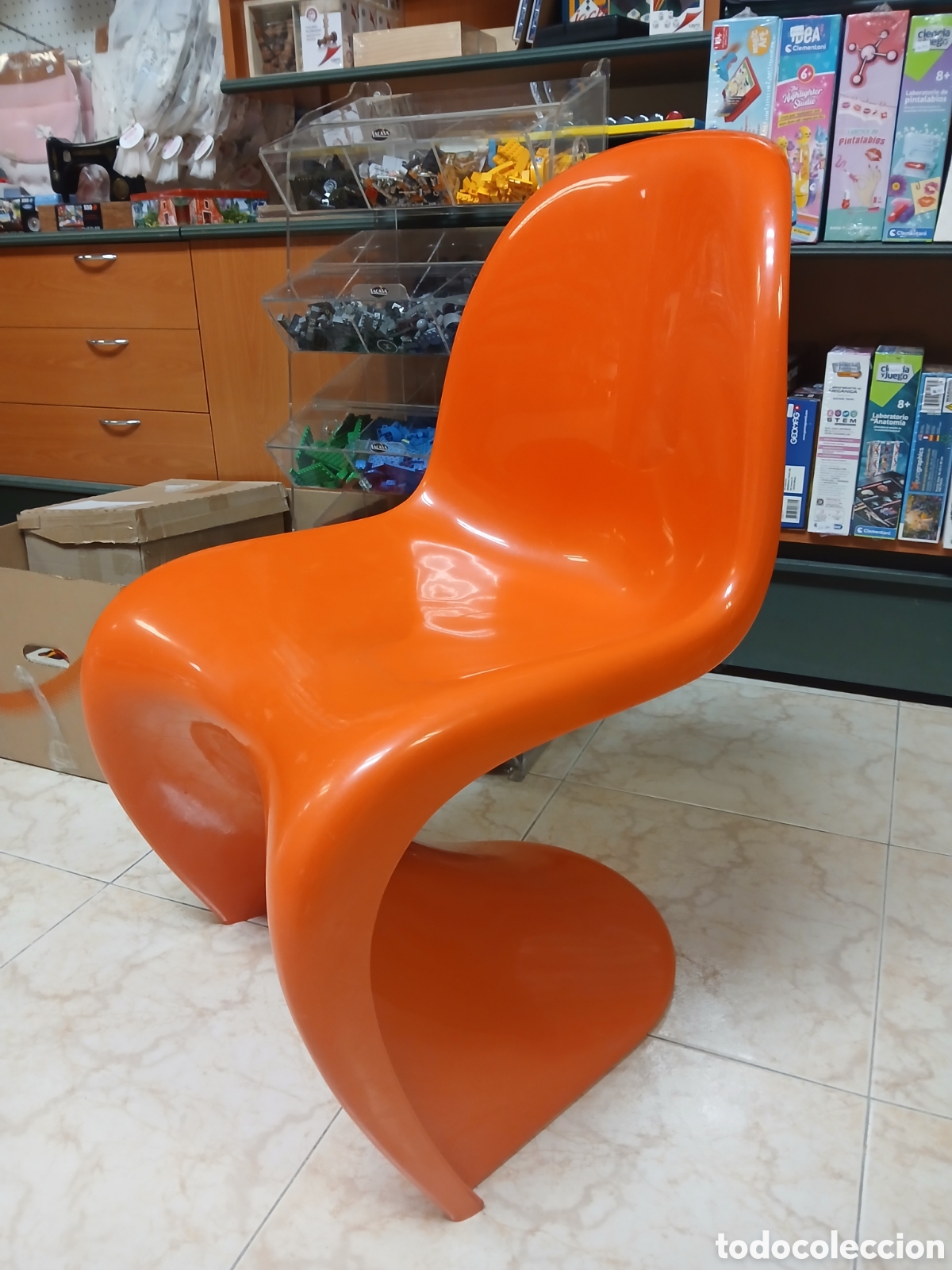 Vintage: Silla panton forma de S &rdquo;Herman miller&rdquo;